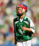 18 August 2013; Adam Maunsell, representing Abbeydorney N.S. Tralee, Co. Kerry, during the INTO/RESPECT Exhibition GoGames at the GAA Hurling All-Ireland Senior Championship Semi-Final between Limerick and Clare. Croke Park, Dublin. Photo by Sportsfile