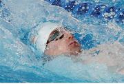 18 August 2013; Ireland's Laurence McGivern, from Rostrevor, Co. Down, competing in the Men's 100m Backstroke S9 Final, where he finished in third place with a time of 1:04.75. 2013 IPC Swimming World Championships, Aquatic Complex, Parc Jean-Drapeau, Montreal, Canada. Picture credit: Vaughn Ridley / SPORTSFILE