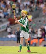 18 August 2013; Amy Laverty, representing St. Mary's Stranorlar, Stranorlar, Co. Donegal, during the INTO/RESPECT Exhibition GoGames at the GAA Hurling All-Ireland Senior Championship Semi-Final between Limerick and Clare. Croke Park, Dublin. Picture credit: Ray McManus / SPORTSFILE