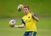 20 August 2013; Munster's Luke O'Dea during squad training ahead of their pre-season friendly against Gloucester on Saturday. Munster Rugby Squad Training, University of Limerick, Limerick. Picture credit: David Maher / SPORTSFILE