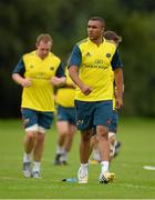 20 August 2013; Munster's Simon Zebo during squad training ahead of their pre-season friendly against Gloucester on Saturday. Munster Rugby Squad Training, University of Limerick, Limerick. Picture credit: David Maher / SPORTSFILE