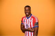 25 January 2023; Success Edogun poses for a portrait during a Treaty United squad portrait session at the University of Limerick in Limerick. Photo by Stephen McCarthy/Sportsfile