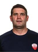 25 January 2023; Strength and conditioning coach Mick Shiel poses for a portrait during a Treaty United squad portrait session at the University of Limerick in Limerick. Photo by Stephen McCarthy/Sportsfile