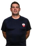 25 January 2023; Strength and conditioning coach Mick Shiel poses for a portrait during a Treaty United squad portrait session at the University of Limerick in Limerick. Photo by Stephen McCarthy/Sportsfile