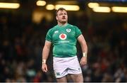 4 February 2023; Dave Kilcoyne of Ireland during the Guinness Six Nations Rugby Championship match between Wales and Ireland at Principality Stadium in Cardiff, Wales. Photo by David Fitzgerald/Sportsfile