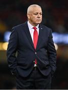 4 February 2023; Wales head coach Warren Gatland before the Guinness Six Nations Rugby Championship match between Wales and Ireland at Principality Stadium in Cardiff, Wales. Photo by Brendan Moran/Sportsfile