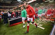 4 February 2023; Alun Wyn Jones of Wales runs onto the pitch before the Guinness Six Nations Rugby Championship match between Wales and Ireland at Principality Stadium in Cardiff, Wales. Photo by Brendan Moran/Sportsfile