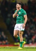 4 February 2023; Hugo Keenan of Ireland during the Guinness Six Nations Rugby Championship match between Wales and Ireland at Principality Stadium in Cardiff, Wales. Photo by Brendan Moran/Sportsfile