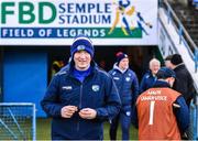 4 February 2023; Laois manager Willie Maher before the Allianz Hurling League Division 1 Group B match between Tipperary and Laois at FBD Semple Stadium in Thurles, Tipperary. Photo by Sam Barnes/Sportsfile