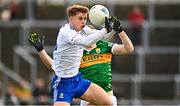 5 February 2023; Karl Gallagher of Monaghan in action against Jason Foley of Kerry during the Allianz Football League Division 1 match between Kerry and Monaghan at Fitzgerald Stadium in Killarney, Kerry. Photo by Eóin Noonan/Sportsfile