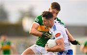 5 February 2023; Dessie Ward of Monaghan is tackled by Adrian Spillane of Kerry during the Allianz Football League Division 1 match between Kerry and Monaghan at Fitzgerald Stadium in Killarney, Kerry. Photo by Eóin Noonan/Sportsfile