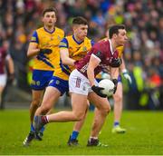5 February 2023; Eoin Finnerty of Galway in action against Conor Daly of Roscommon during the Allianz Football League Division 1 match between Galway and Roscommon at Pearse Stadium in Galway. Photo by Ray Ryan/Sportsfile