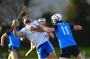 5 February 2023; Conor Gleeson of Waterford in action against Joe Flanagan of Dublin during the Allianz Hurling League Division 1 Group B match between Waterford and Dublin at Fraher Field in Dungarvan, Waterford. Photo by Harry Murphy/Sportsfile