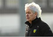5 February 2023; Donegal manager Paddy Carr during the Allianz Football League Division 1 match between Tyrone and Donegal at O'Neill's Healy Park in Omagh, Tyrone. Photo by Ramsey Cardy/Sportsfile