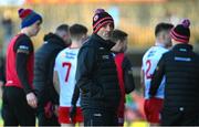 5 February 2023; Tyrone joint-manager Brian Dooher during the Allianz Football League Division 1 match between Tyrone and Donegal at O'Neill's Healy Park in Omagh, Tyrone. Photo by Ramsey Cardy/Sportsfile