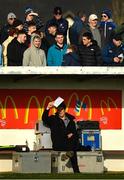 5 February 2023;  Waterford backroom staff member Donncha O’Callaghan watches the warmup before the Allianz Hurling League Division 1 Group B match between Waterford and Dublin at Fraher Field in Dungarvan, Waterford. Photo by Harry Murphy/Sportsfile