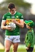 5 February 2023; Paudie Clifford of Kerry signs an autograph for a supporter after the Allianz Football League Division 1 match between Kerry and Monaghan at Fitzgerald Stadium in Killarney, Kerry. Photo by Eóin Noonan/Sportsfile