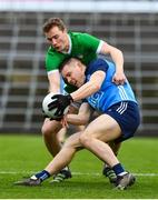 5 February 2023; Con O'Callaghan of Dublin in action against Jim Liston of Limerick during the Allianz Football League Division 2 match between Limerick and Dublin at TUS Gaelic Grounds in Limerick. Photo by Sam Barnes/Sportsfile