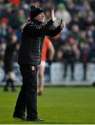 5 February 2023; Armagh manager Kieran McGeeney during the Allianz Football League Division 1 match between Armagh and Mayo at Box-It Athletic Grounds in Armagh. Photo by Brendan Moran/Sportsfile