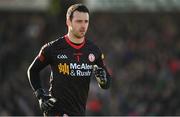 5 February 2023; Tyrone goalkeeper Niall Morgan during the Allianz Football League Division 1 match between Tyrone and Donegal at O'Neill's Healy Park in Omagh, Tyrone. Photo by Ramsey Cardy/Sportsfile