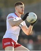 5 February 2023; Cathal McShane of Tyrone during the Allianz Football League Division 1 match between Tyrone and Donegal at O'Neill's Healy Park in Omagh, Tyrone. Photo by Ramsey Cardy/Sportsfile