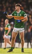 5 February 2023; Donal O’Sullivan of Kerry celebrates after scoring a point during the Allianz Football League Division 1 match between Kerry and Monaghan at Fitzgerald Stadium in Killarney, Kerry. Photo by Eóin Noonan/Sportsfile