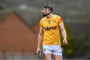4 February 2023; Gerard Walsh of Antrim during the Allianz Hurling League Division 1 Group B match between Antrim and Kilkenny at Corrigan Park in Belfast. Photo by Ramsey Cardy/Sportsfile