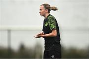 4 February 2023; Abbie Larkin of Shamrock Rovers during the pre-season friendly match between Cork City and Shamrock Rovers at Charleville Community Sports Complex in Cork. Photo by Eóin Noonan/Sportsfile