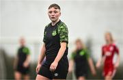 4 February 2023; Jamie Thompson of Shamrock Rovers during the pre-season friendly match between Cork City and Shamrock Rovers at Charleville Community Sports Complex in Cork. Photo by Eóin Noonan/Sportsfile