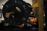 6 February 2023; Rob Russell during a Leinster Rugby gym session at Leinster HQ in Dublin. Photo by Harry Murphy/Sportsfile