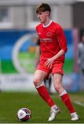 5 February 2023; Ben Heinen of Cork Youth League during the FAI Youth Inter-League Cup Final 2023 match between Galway District League and Cork Youth League at Eamonn Deacy Park in Galway. Photo by Tyler Miller/Sportsfile