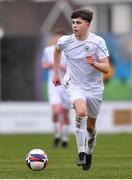5 February 2023; Scott Dillon of Galway District League during the FAI Youth Inter-League Cup Final 2023 match between Galway District League and Cork Youth League at Eamonn Deacy Park in Galway. Photo by Tyler Miller/Sportsfile