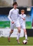 5 February 2023; Colm Whelan of Galway District League during the FAI Youth Inter-League Cup Final 2023 match between Galway District League and Cork Youth League at Eamonn Deacy Park in Galway. Photo by Tyler Miller/Sportsfile