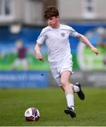 5 February 2023; Conor Daly of Galway District League during the FAI Youth Inter-League Cup Final 2023 match between Galway District League and Cork Youth League at Eamonn Deacy Park in Galway. Photo by Tyler Miller/Sportsfile