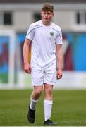 5 February 2023; Darragh Clery of Galway District League during the FAI Youth Inter-League Cup Final 2023 match between Galway District League and Cork Youth League at Eamonn Deacy Park in Galway. Photo by Tyler Miller/Sportsfile