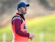 6 February 2023; Galway joint-manager Maghnus Breathnach during the 2023 Lidl Ladies National Football League Division 1 Round 3 between Galway and Meath at Páirc Tailteann in Navan, Meath. Photo by Piaras Ó Mídheach/Sportsfile