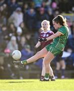 6 February 2023; Emma Duggan of Meath during the 2023 Lidl Ladies National Football League Division 1 Round 3 between Galway and Meath at Páirc Tailteann in Navan, Meath. Photo by Piaras Ó Mídheach/Sportsfile