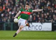 5 February 2023; Cillian O'Connor of Mayo during the Allianz Football League Division 1 match between Armagh and Mayo at Box-It Athletic Grounds in Armagh. Photo by Brendan Moran/Sportsfile