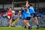 6 February 2023; Hannah Looney of Cork scores a point during the 2023 Lidl Ladies National Football League Division 1 Round 3 match between Cork and Dublin at Pairc Ui Rinn in Cork. Photo by Eóin Noonan/Sportsfile