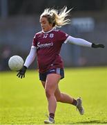 6 February 2023; Chloe Miskell of Galway during the 2023 Lidl Ladies National Football League Division 1 Round 3 between Galway and Meath at Páirc Tailteann in Navan, Meath. Photo by Piaras Ó Mídheach/Sportsfile