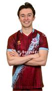 6 February 2023; Darragh Markey stands for a portrait during a Drogheda United squad portrait session at Weaver's Park in Drogheda, Louth. Photo by Seb Daly/Sportsfile