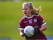 6 February 2023; Lynsey Noone of Galway during the 2023 Lidl Ladies National Football League Division 1 Round 3 between Galway and Meath at Páirc Tailteann in Navan, Meath. Photo by Piaras Ó Mídheach/Sportsfile
