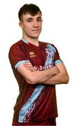 6 February 2023; Michael Leddy stands for a portrait during a Drogheda United squad portrait session at Weaver's Park in Drogheda, Louth. Photo by Seb Daly/Sportsfile