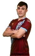 6 February 2023; Michael Leddy stands for a portrait during a Drogheda United squad portrait session at Weaver's Park in Drogheda, Louth. Photo by Seb Daly/Sportsfile