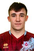 6 February 2023; Michael Leddy stands for a portrait during a Drogheda United squad portrait session at Weaver's Park in Drogheda, Louth. Photo by Seb Daly/Sportsfile