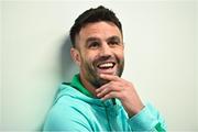 7 February 2023; Conor Murray during an Ireland rugby media conference in the IRFU High Performance Centre at the Sport Ireland Campus in Dublin. Photo by David Fitzgerald/Sportsfile
