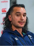 7 February 2023; James Lowe during an Ireland rugby media conference at IRFU High Performance Centre at the Sport Ireland Campus in Dublin. Photo by Colm Kelly Morris/Sportsfile