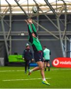 7 February 2023; Hugo Keenan during an Ireland rugby squad training at IRFU High Performance Centre at the Sport Ireland Campus in Dublin. Photo by Colm Kelly Morris/Sportsfile