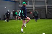 7 February 2023; Mack Hansen during an Ireland rugby squad training at IRFU High Performance Centre at the Sport Ireland Campus in Dublin. Photo by Colm Kelly Morris/Sportsfile