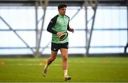 7 February 2023; Jimmy O'Brien during an Ireland rugby squad training session in the IRFU High Performance Centre at the Sport Ireland Campus in Dublin. Photo by David Fitzgerald/Sportsfile